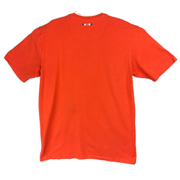 Coogi Australia T-Shirt Mens XL Red Graphic Embroidered Logo Color Block Design - Picture 2 of 13